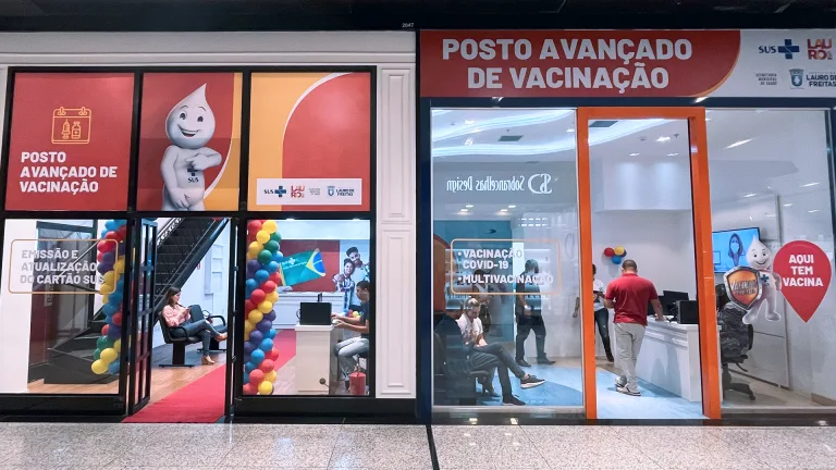 Posto de Vacinação Parque Shopping Bahia.