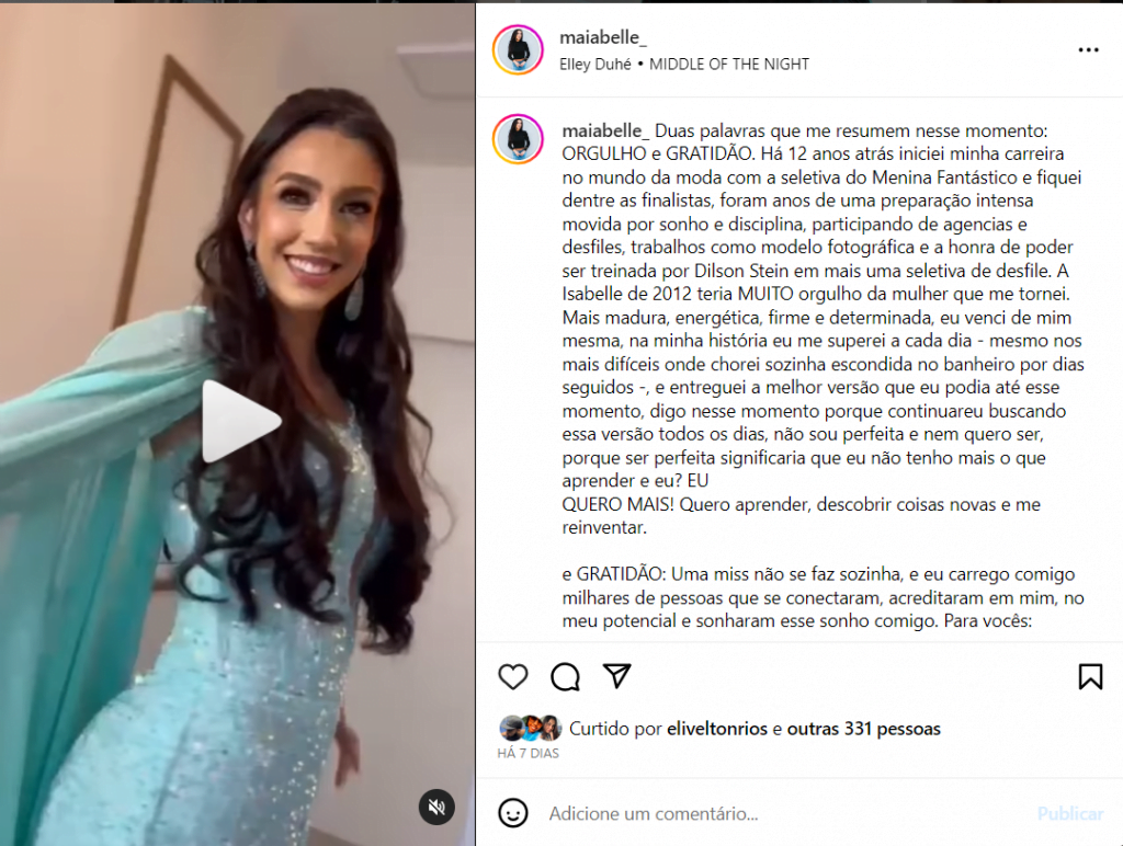 Miss Bahia 2023 - Isabelle Maia - Lauro de Freitas