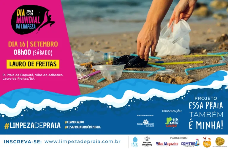 Dia Mundial da Limpeza em Lauro de Freitas Dia Mundial da Limpeza