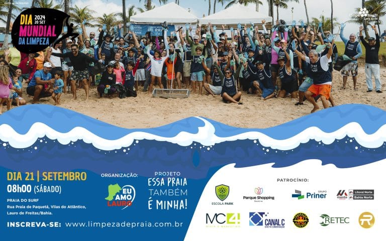 Dia Mundial da Limpeza 2024 em Lauro de Freitas